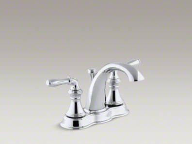 Devonshire Elegance Brushed Nickel 8" Widespread Bathroom Faucet