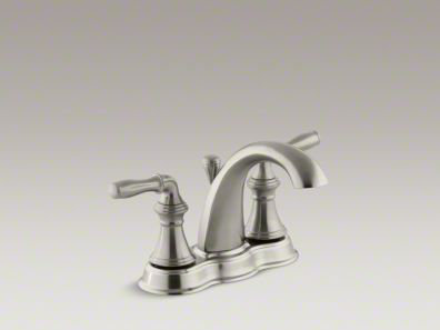 Devonshire Elegance Brushed Nickel 8" Widespread Bathroom Faucet