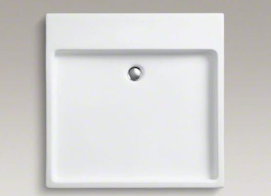 Purist White Ceramic Wall-Mount Bathroom Sink