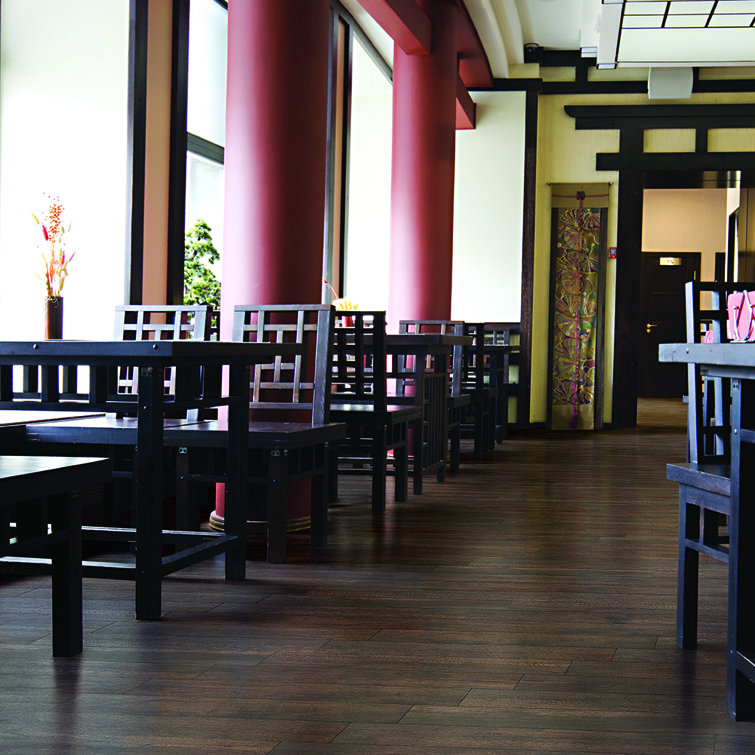 Samson Dark Brown Matte Porcelain Wood Look Floor & Wall Tile