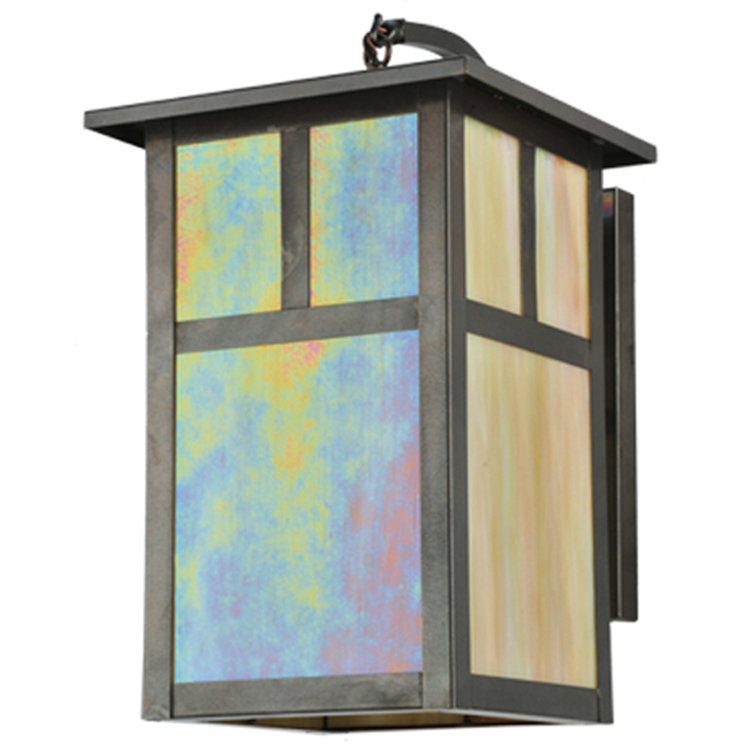 Hyde Park Rustic Copper Brown 1-Light Outdoor Lantern