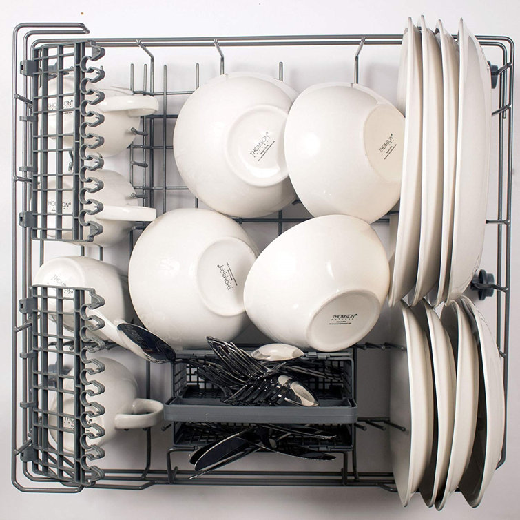 Compact White Stainless Steel Countertop Dishwasher for RV