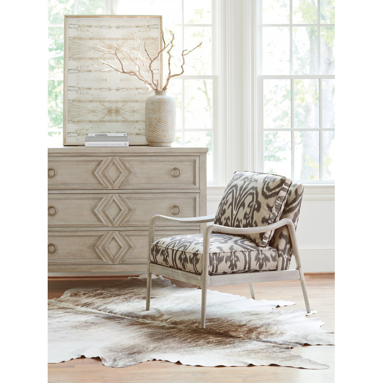 Malibu Transitional 3-Drawer Beige Dresser with Soft Close