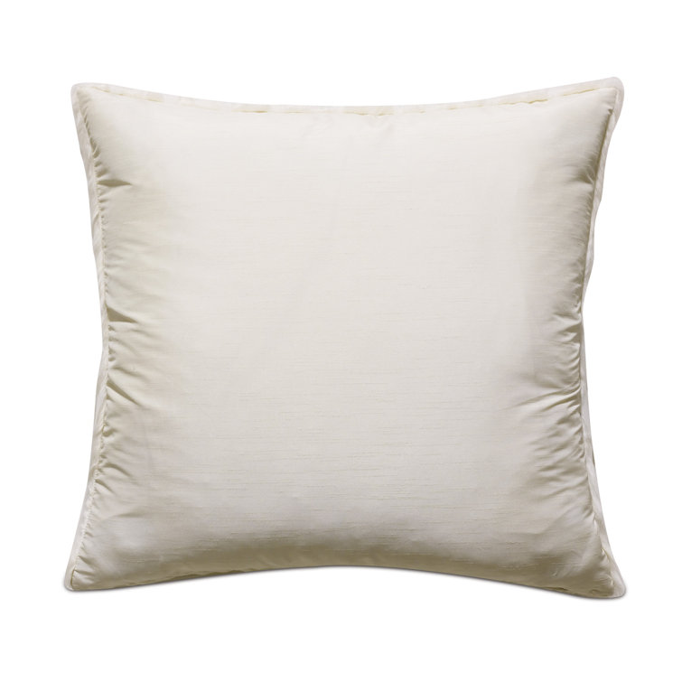 Luxurious White Faux Fur Square Pillow Cover & Insert