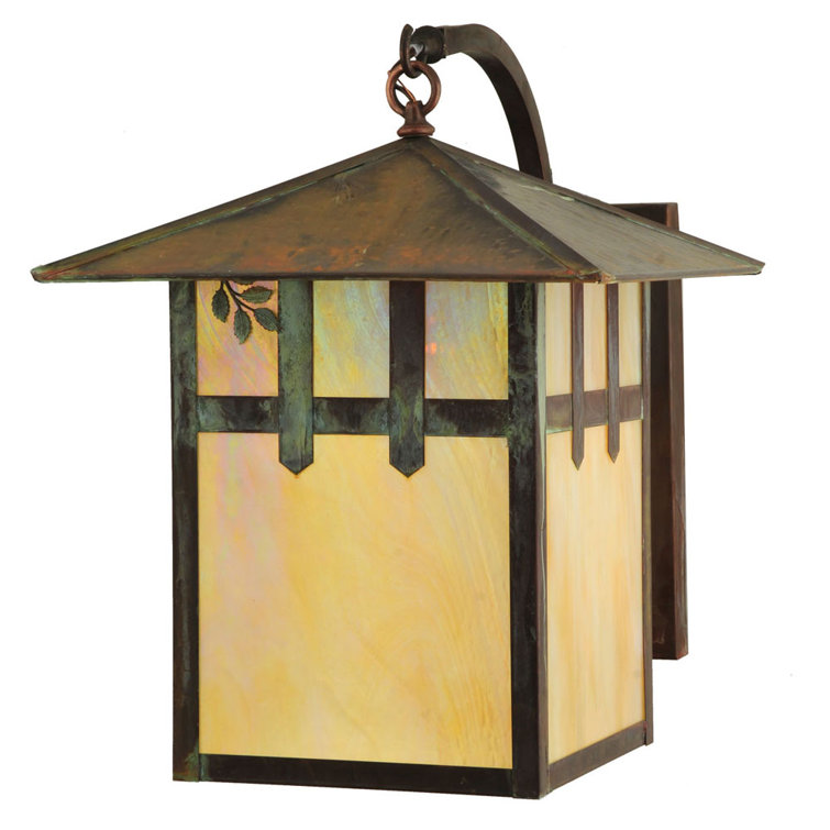 Seneca Nickel 1-Light Energy Star Lantern Wall Sconce