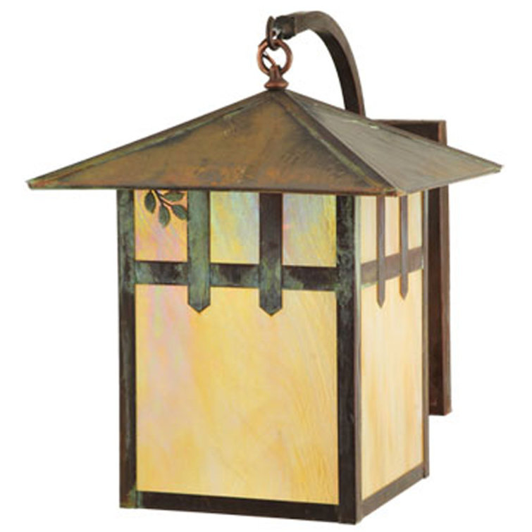 Seneca Nickel 1-Light Energy Star Lantern Wall Sconce