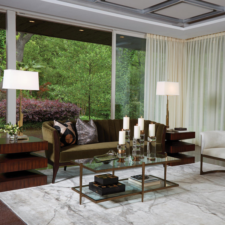 Sleek Dark Walnut Square End Table with Satin Lacquer Finish