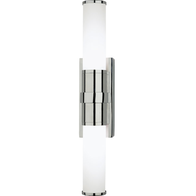 Roderick 16'' Polished Chrome Dimmable LED Cylinder Sconce
