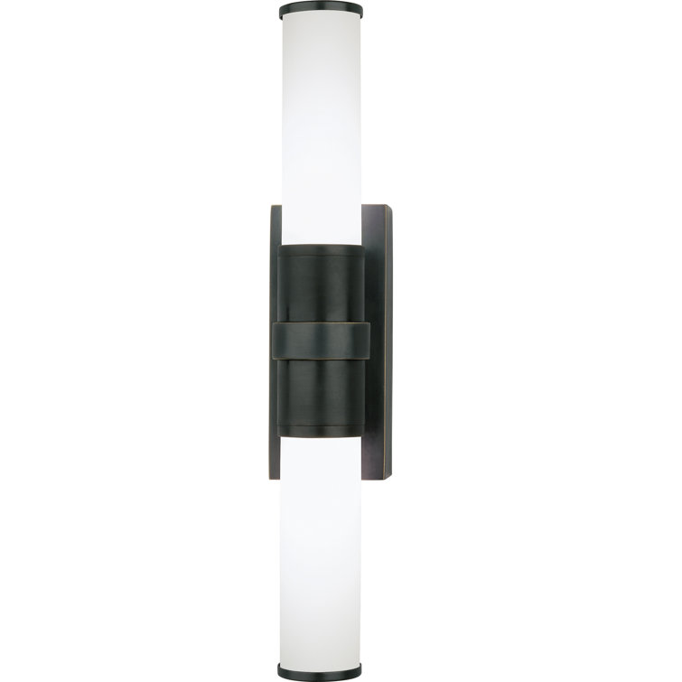 Roderick 16'' Bronze Cylinder Dimmable LED Wall Sconce