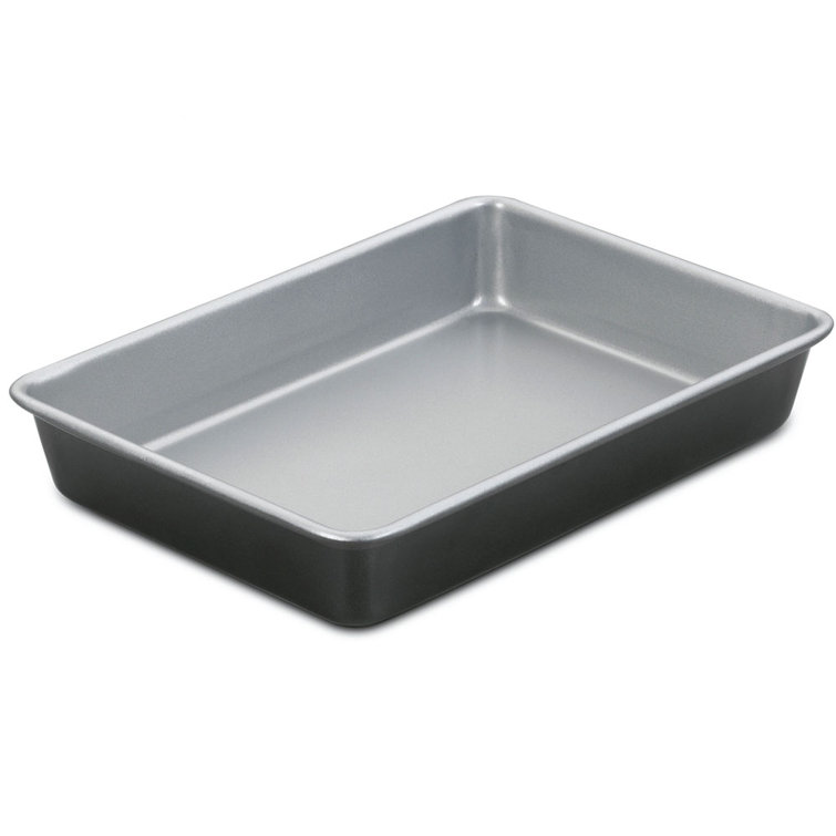 Silver Nonstick Aluminized Steel Rectangular Cake Pan
