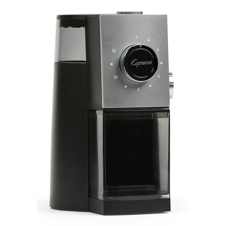 Black Electric Adjustable Grind Burr Coffee Grinder