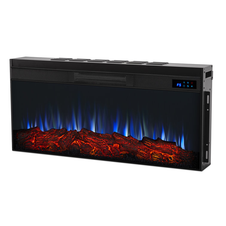 Alcott 75" White Electric Fireplace with Mantel