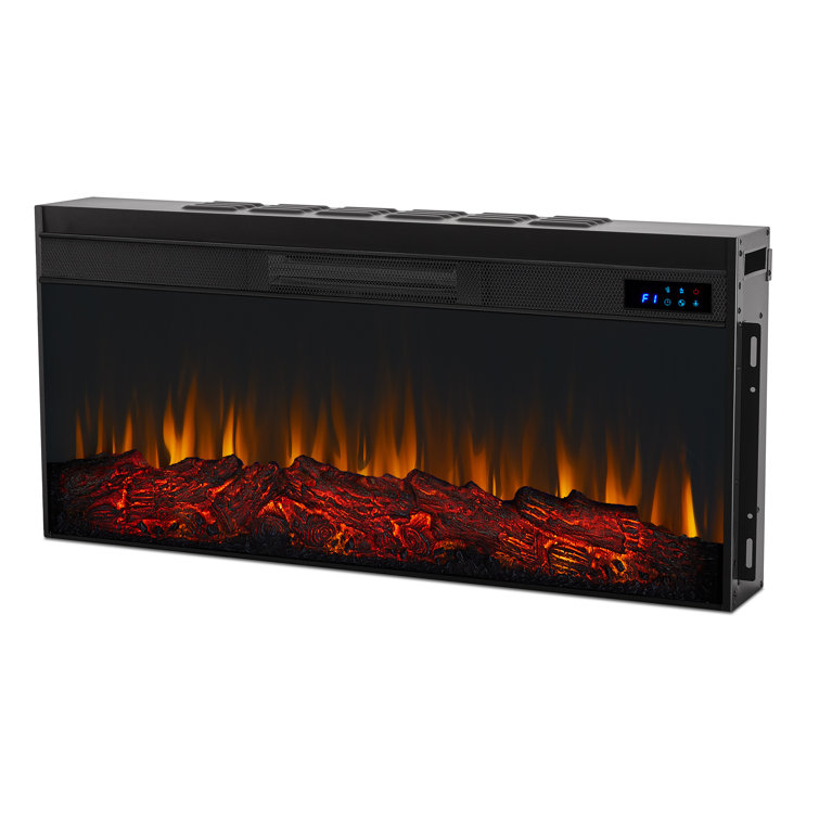 Alcott 75" White Electric Fireplace with Mantel