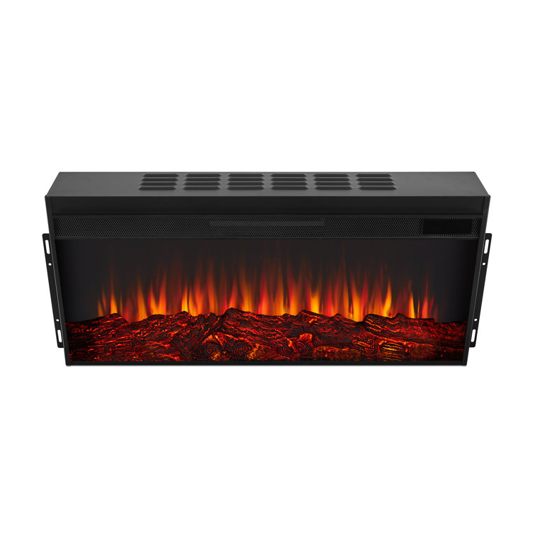 Alcott 75" White Electric Fireplace with Mantel