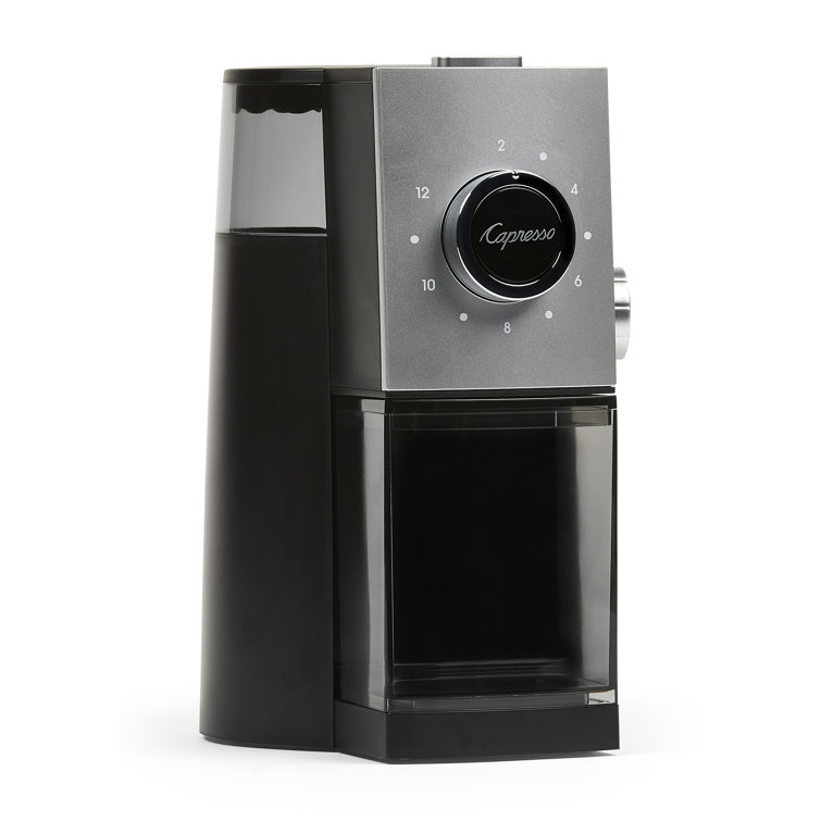 Black Electric Adjustable Grind Burr Coffee Grinder