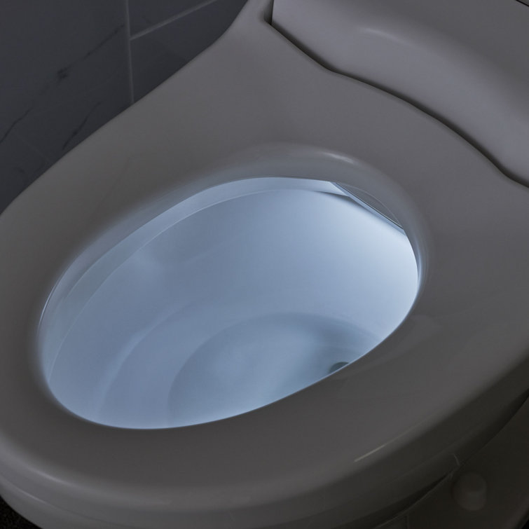 Advanced Clean White Elongated Bidet Toilet Seat with Remote Control