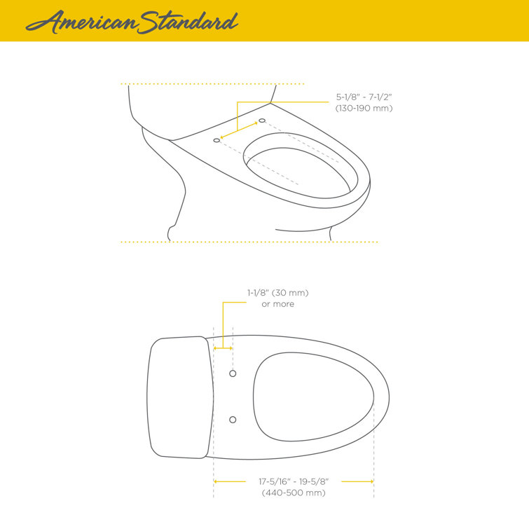 Advanced Clean White Elongated Bidet Toilet Seat with Remote Control