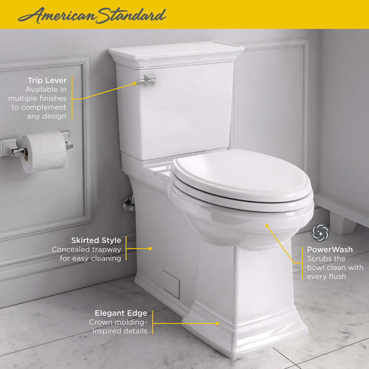 White Elongated Free Standing High Efficiency Toilet with Seat