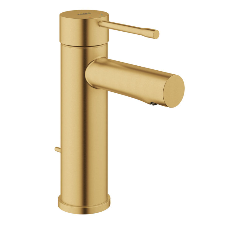 Essence Modern Chrome Single Hole Bathroom Faucet with Drain Assembly