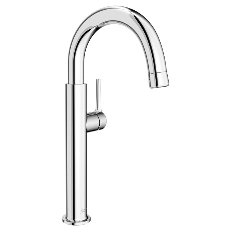 Polished Chrome Pull-Down Kitchen Faucet with Spray