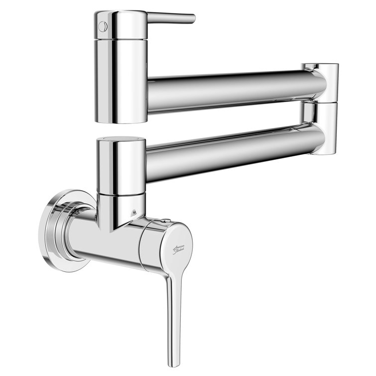 Studio S Polished Chrome Wall-Mount Pot Filler Faucet