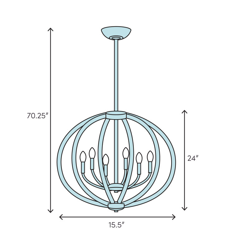 Polished Nickel 3-Light Clear Glass Pendant Light