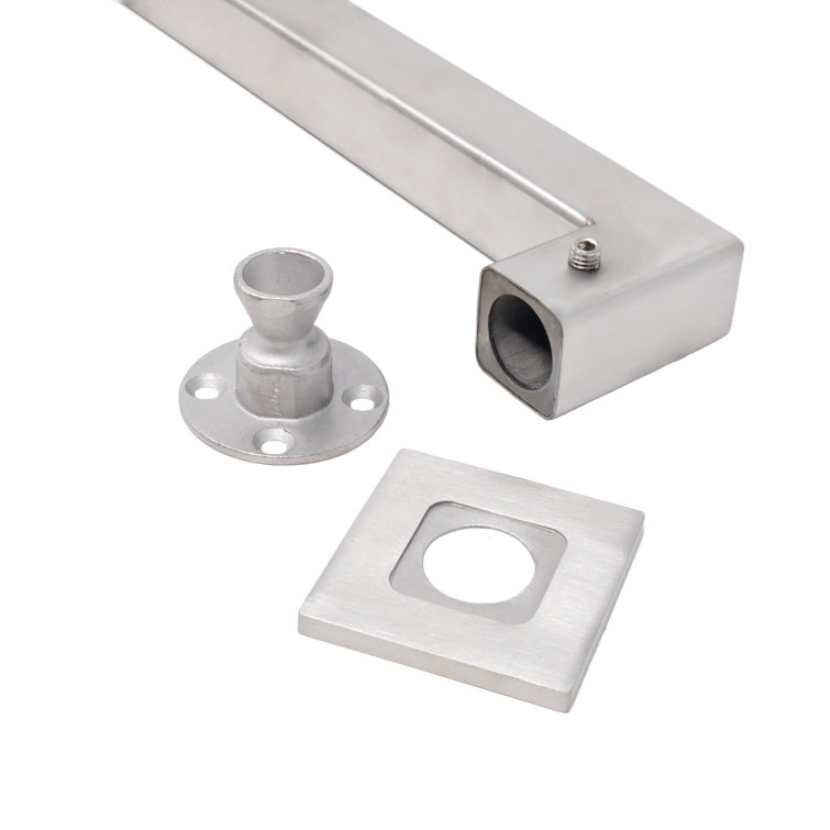 Squared Satin Stainless Steel 12" ADA Compliant Grab Bar