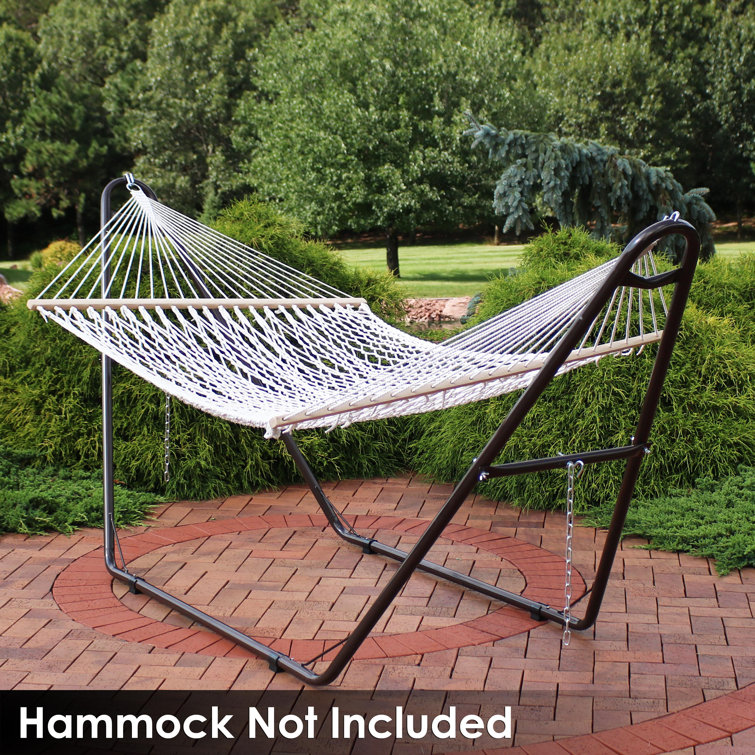 Bronze Heavy-Duty Steel Universal Hammock Stand for 9 to 14 Feet Hammocks
