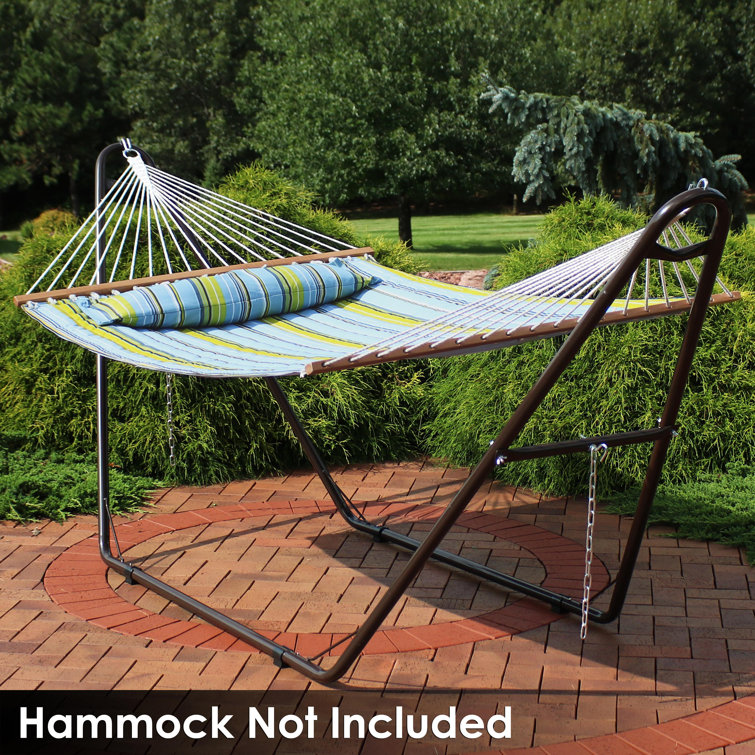 Bronze Heavy-Duty Steel Universal Hammock Stand for 9 to 14 Feet Hammocks