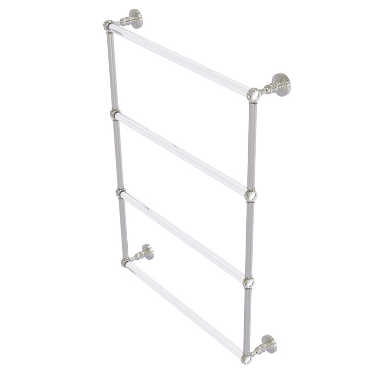 Satin Nickel Wall Mounted 4-Tier Ladder Towel Bar