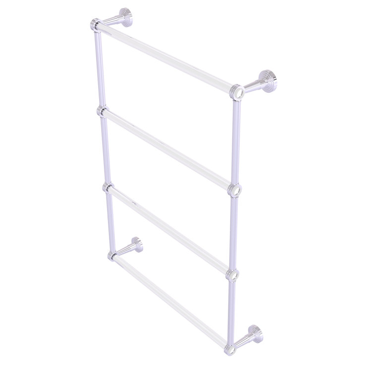 Polished Chrome 24.6'' Ladder Towel Bar with Acrylic Bars