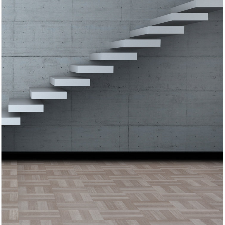 Ash Gray Wood 12" x 12" Self-Adhesive Vinyl Floor Tiles