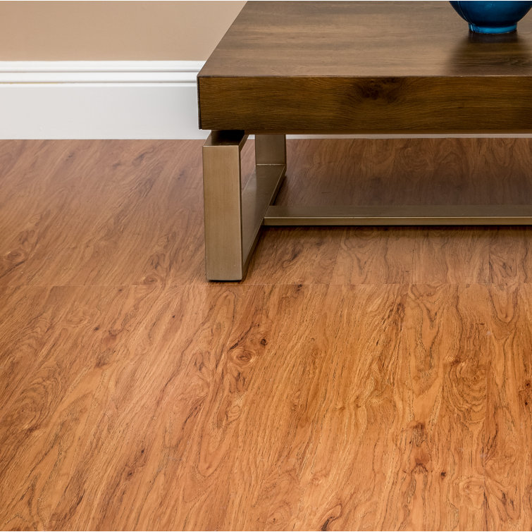 Medium Oak Self-Adhesive Vinyl Plank Flooring for Kitchen and Bathroom