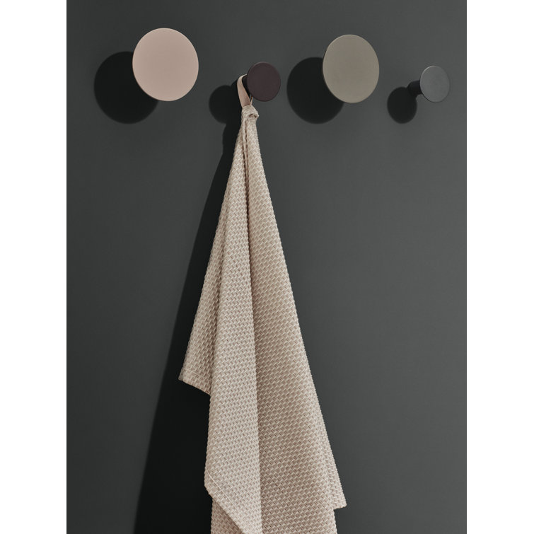 Ponto Set of 4 Multicolor Wall Hooks in Plastic and Metal