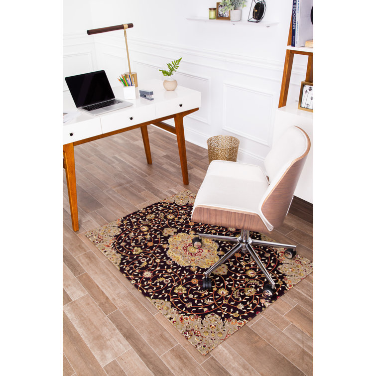 Altamira 36" x 48" Multicolor Polyester Felt Chair Mat