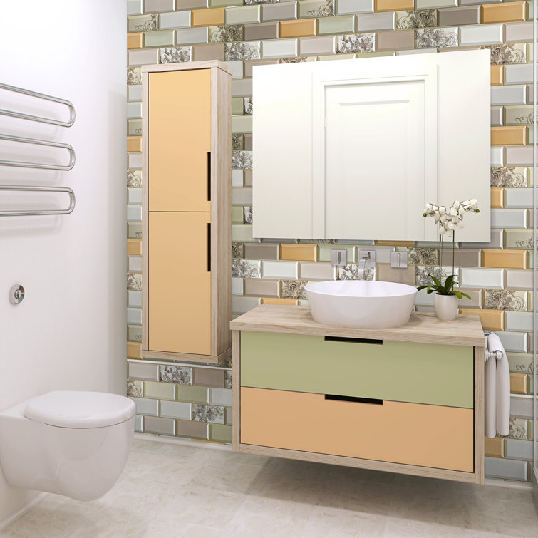 Falkirk 3D Multicolor Faux Brick Vinyl Wall Panels