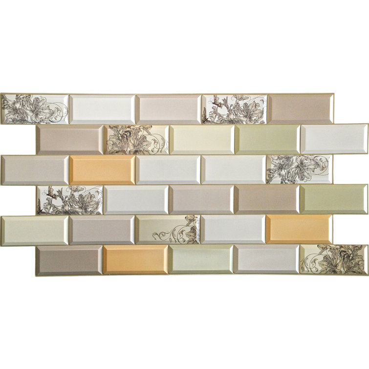 Falkirk 3D Multicolor Faux Brick Vinyl Wall Panels