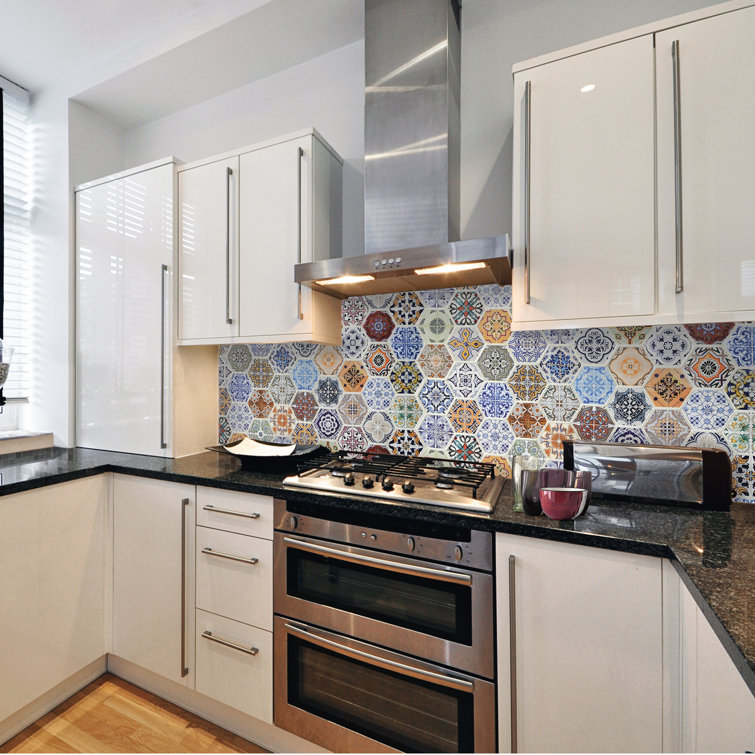 Multicolor Hexagon Embossed PVC 3D Wall Panels