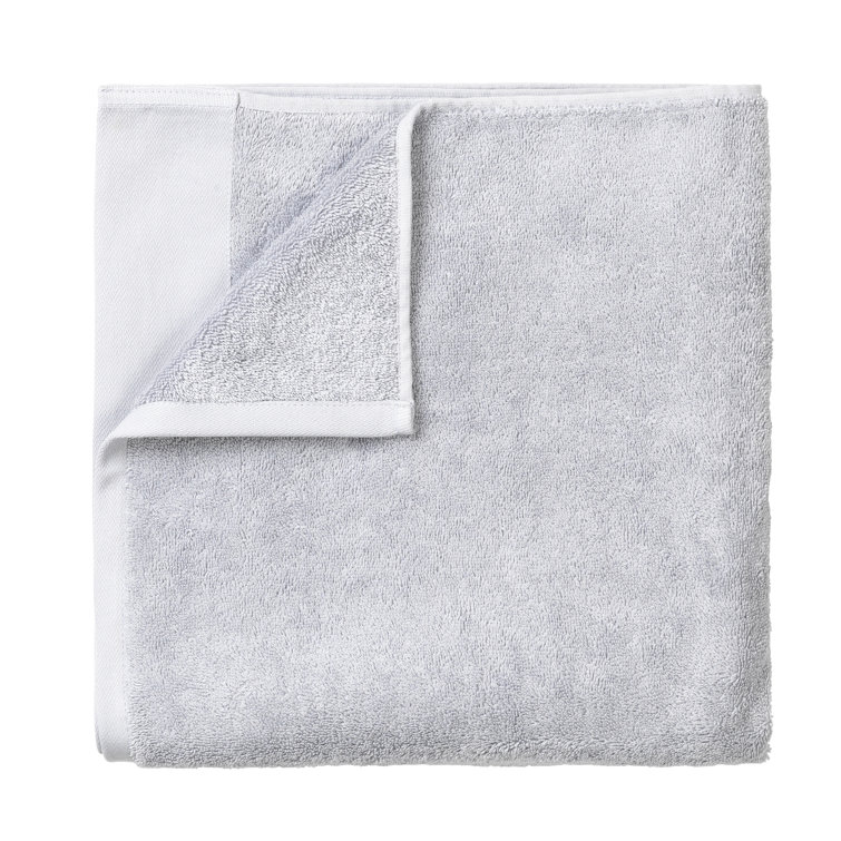 Riva Organic Light Gray 100% Cotton Terry Bath Towel