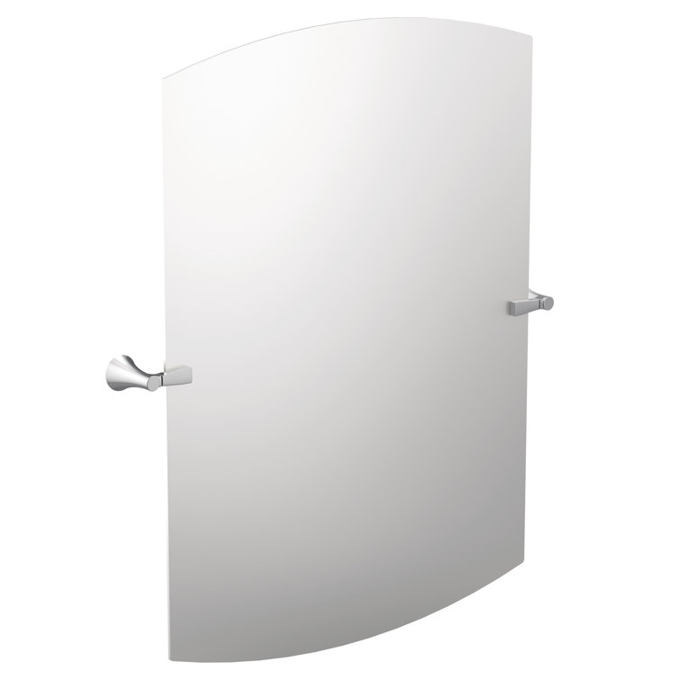 Oval Frameless Clear Glass Bathroom Vanity Mirror