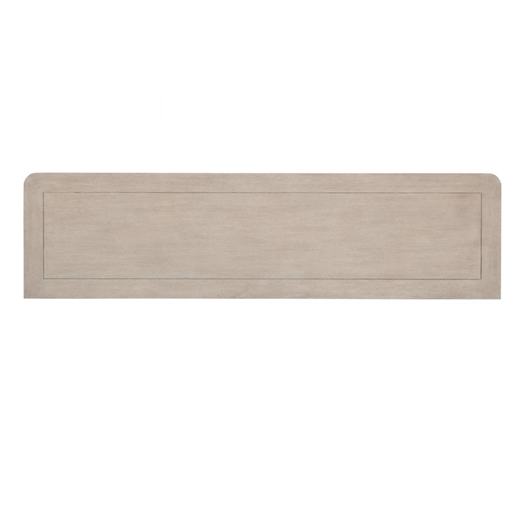 Malibu Transitional 72'' Beige Media Console with Cabinet