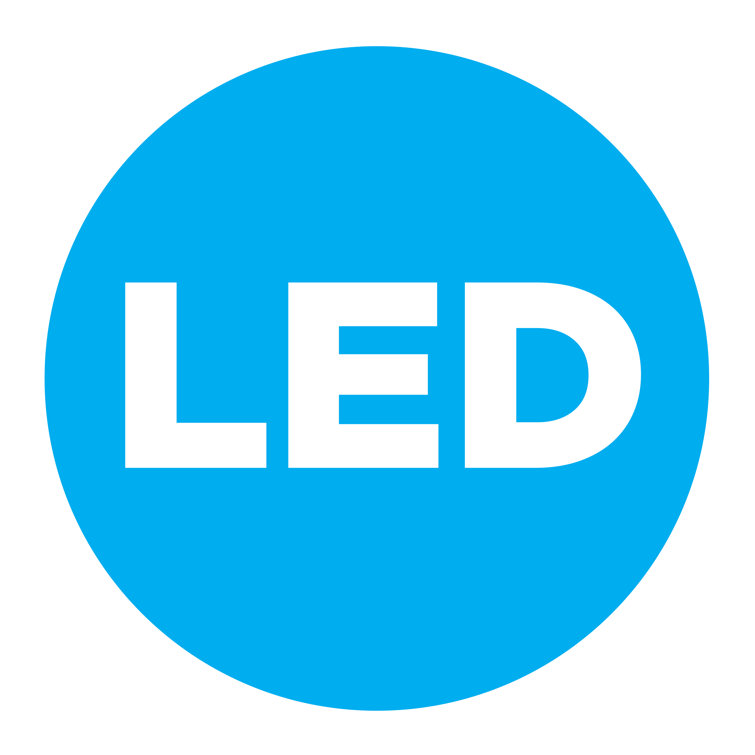 Brushed Nickel 7" LED Disk Light for Indoor/Outdoor Ceiling