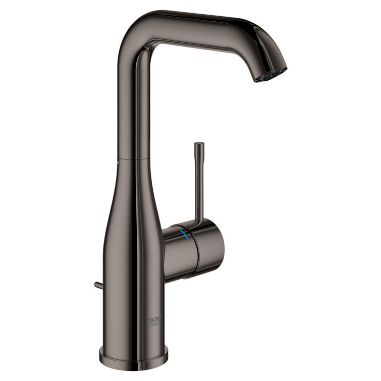 Essence Hard Graphite Single-Hole Vessel Bathroom Faucet