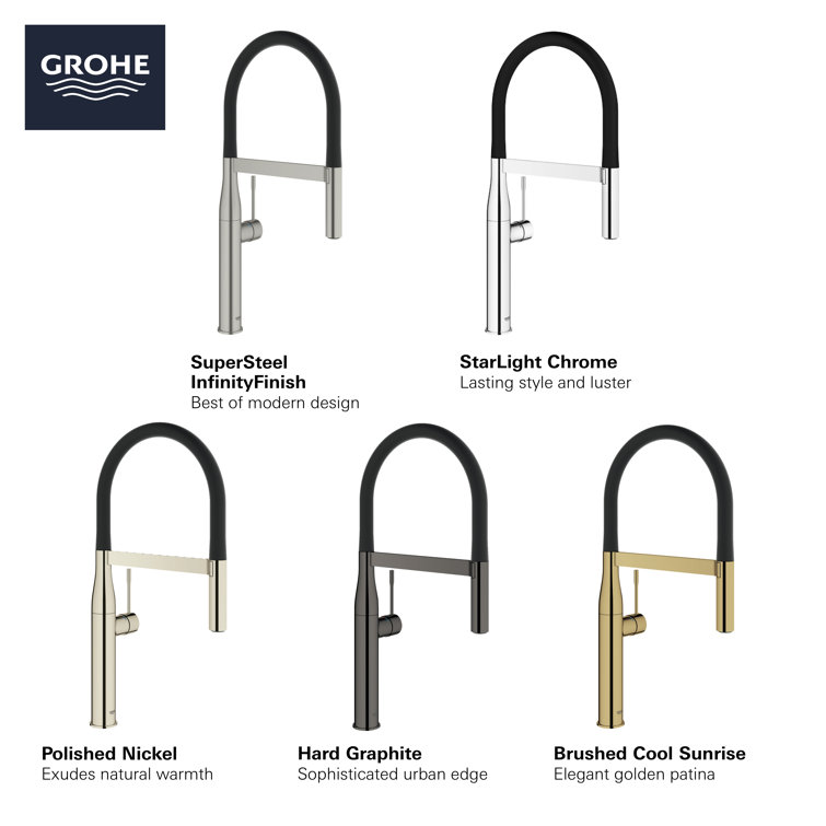 Stainless Steel Modern Deck Mounted Kitchen Faucet with Pull-out Spray