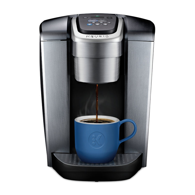 K-Elite Silver Single-Serve Coffee Maker with Iced Setting