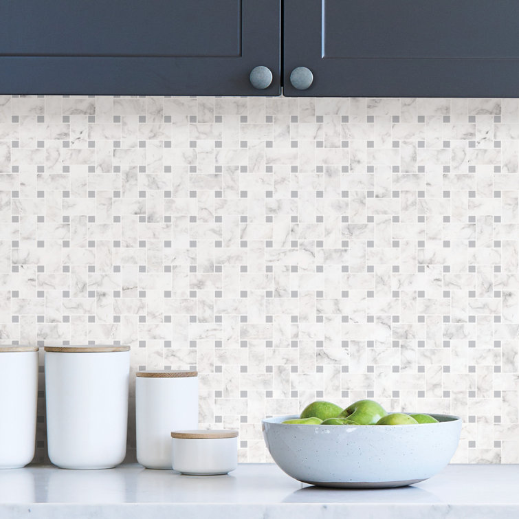 18" x 108" Peel and Stick Vinyl Wall Paneling in Light Gray