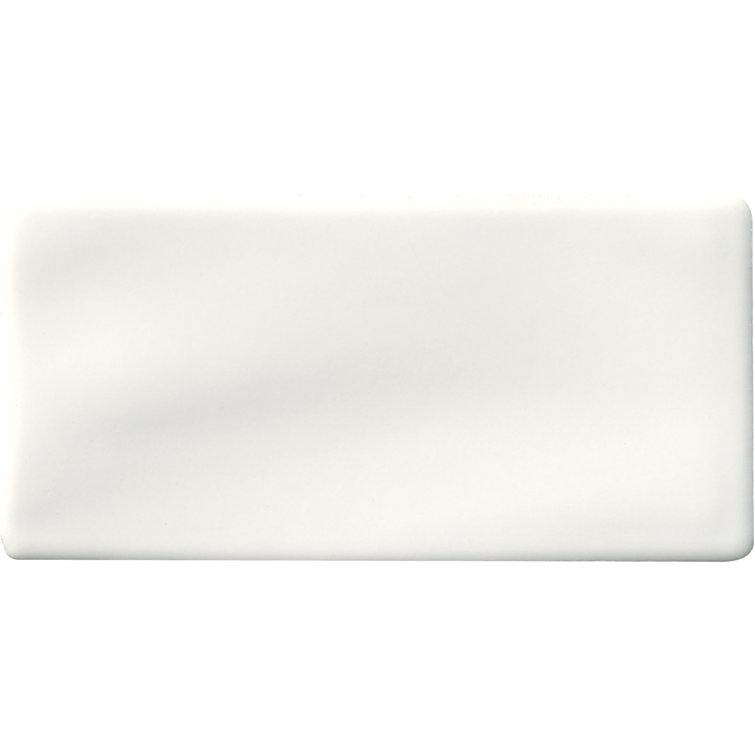 Whisper White Glossy 3x6 Ceramic Subway Tile