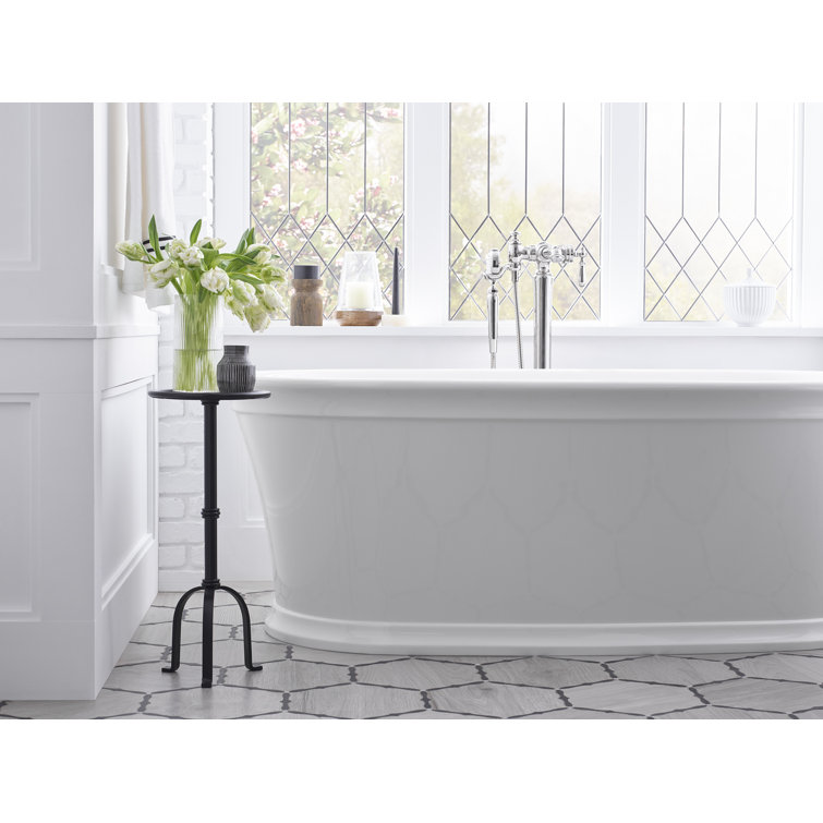 Memoirs White 66" Freestanding Soaking Bathtub