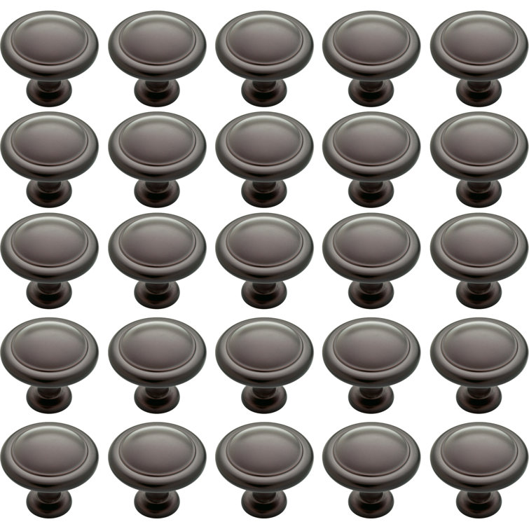 Oil Rubbed Bronze Round Cabinet Knob Multipack