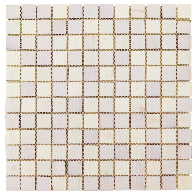 Red and Pink Glass Mosaic Tile Sheet for Kitchen and Bathroom